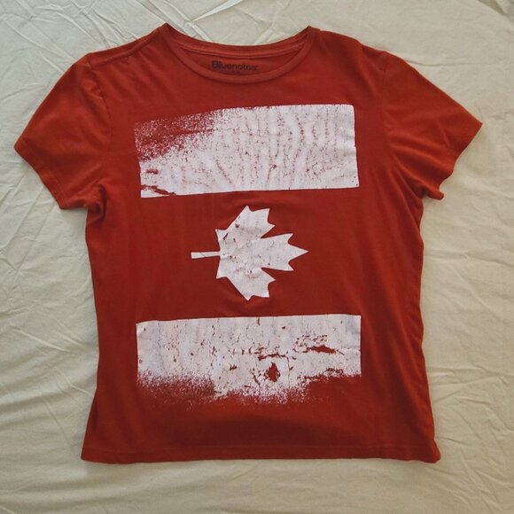 Canada flag short sleeve t-shirt  Size M - Picture 2 of 3